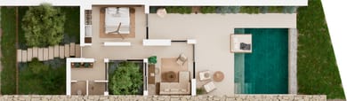 Executive Suite with Private Pool