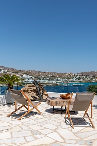 6 bedroom |Villa Eolia| Psarou beach