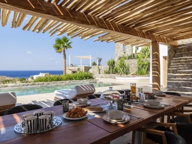 7 bedroom| Villa Simone| Psarou beach