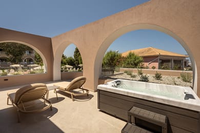 Premium Triple Room with Pool View & Private Outdoor Jacuzzi
