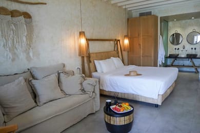 Myconian Suite with Outdoor Jetted Tub & Sea View