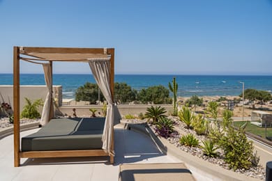 Retreat Room Direct Sea View Heated Hydro Tub- Gazebo