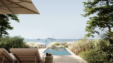 Beachfront Maison Suite with Private Pool