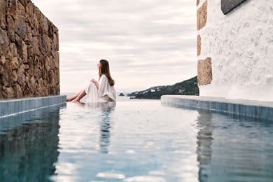 The Patmian Residence with Private Pool | Sea View