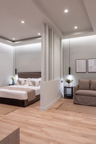 Deluxe Triple Room with Courtyard View