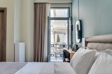 Deluxe Double Room City View with Balcony