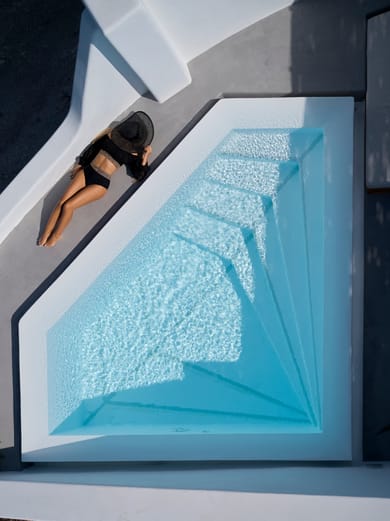 The Diamond Suite with Diamond Infinity Heated Pool - Caldera Sea View