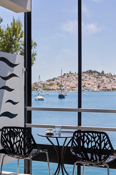 Exclusive Offer | Junior Suite with Sea and Poros Town View