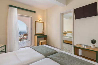 Family Two-Bedroom Side Sea View