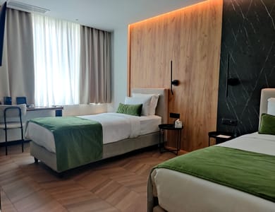 Twin Room Customized for Mobility Needs