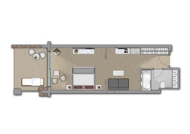 Family Room with Balcony