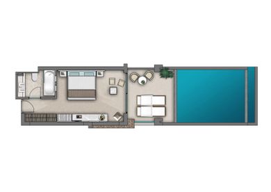 Honeymoon Room with Private Pool