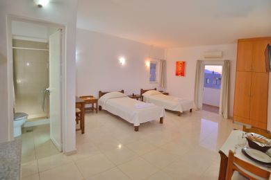 Twin Studio with Pool View