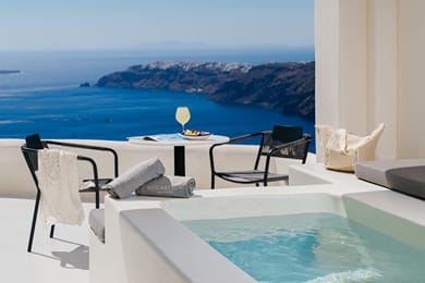 Rocabella Suite with Caldera View & Outdoor Mini Plunge Pool