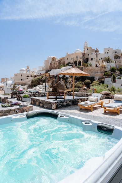 Rock Villas Complex - Private lux villa with pool & hot tub. Castle view