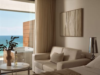 Spa Suite Sea View with Outdoor Jetted Tub