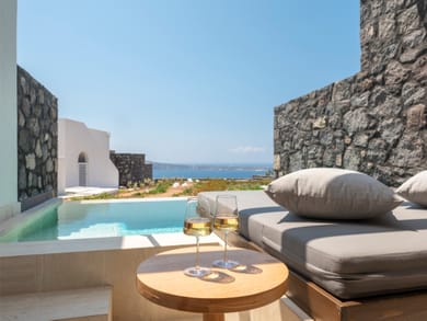 Two Bedrooms Sunset & Sea View Suite with Pool