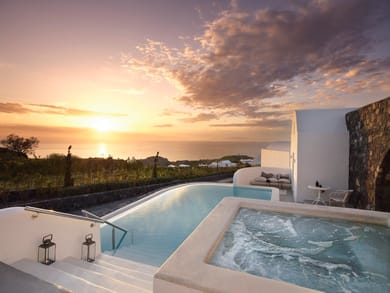 Two Bedrooms Sunset & Sea View Suite with Pool