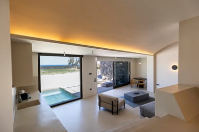 Lava Suite with Plunge Pool and Partial Sea View