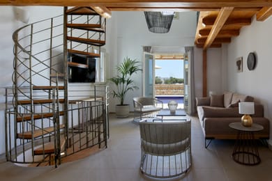 King Two Bedroom Duplex Suite with Pool