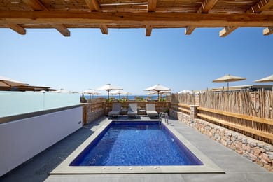 Queen Duplex Suite with Pool & Sea View