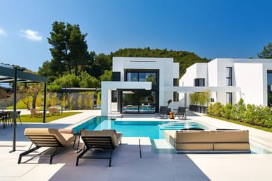 4-Bedroom Villa with Private Pool & Partial Sea View