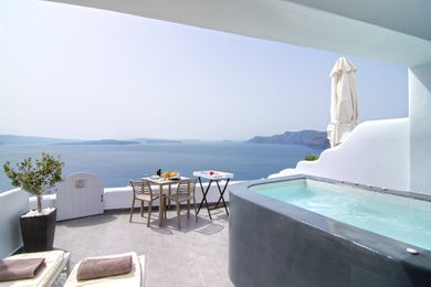 Premium Suite with Private Hot Tub & Caldera View