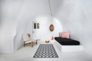 (Oia View) Superior Cave Suite with Semicovered Plunge Pool & Caldera View