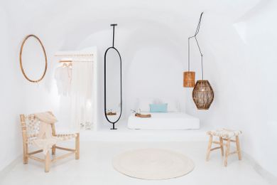 (Oia View) Superior Cave Room with Indoor Plunge Pool & Caldera View