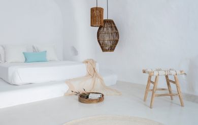 (Oia View) Superior Cave Room with Indoor Plunge Pool & Caldera View
