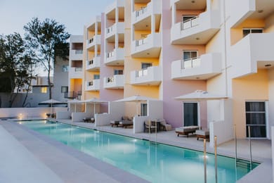 Swim up room pool view shared pool Main Building