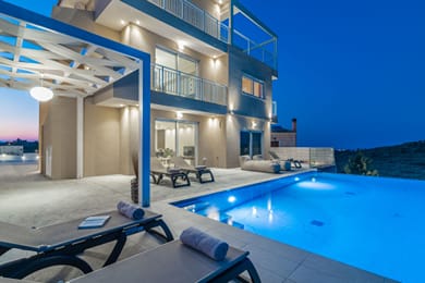 Two-Bedroom Villa with Private Pool and Sea View-Split Level