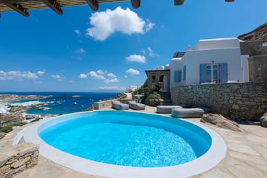 4 BD | Psarou | Villa Ammonite | Private Heated Pool