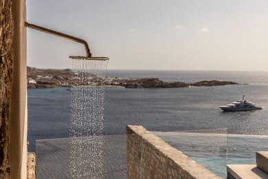 5BD | Psarou | Villa Heavens | 2 Pools | Jacuzzi