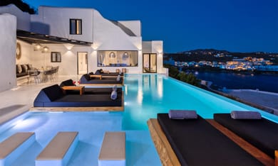 11 BD | Agios Lazaros | Black Retreat | 2 Private Pool | 3 Jacuzzi