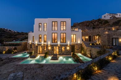10 BD | Ornos | Venus Mansion | 2 Private Pools