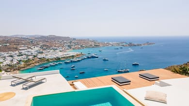 6 BD | Psarou | Villa Sabbia | Private Pool