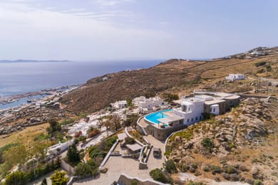 10 BD | Tourlos | Villa Vista | Private Pool | Tennis Court