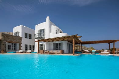 10 BD | Tourlos | Villa Vista | Private Pool | Tennis Court