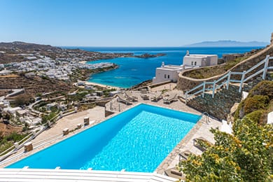 3 BD | Psarou-Agios Lazaros | Villa Luze 2 | Shared Pool