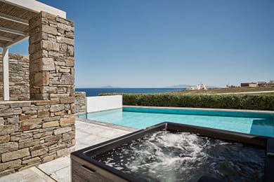Honeymoon Suite Private Pool Sea View with Jacuzzi