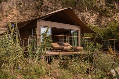 Seafront Tented Pavilion with Hydrotherapy Mini-pool