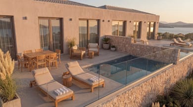 Villa with Private Pool & Sea View 52m²