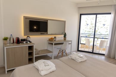 Deluxe Twin Room with Side Sea View