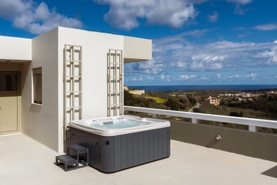 3 Bedroom | Rizes Villa with Jacuzzi & Heated Pool | Agia Triada | Rethymno