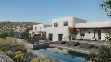 7 Bedroom | Kalesma Leto Villa | Agios Ioannis | Mykonos