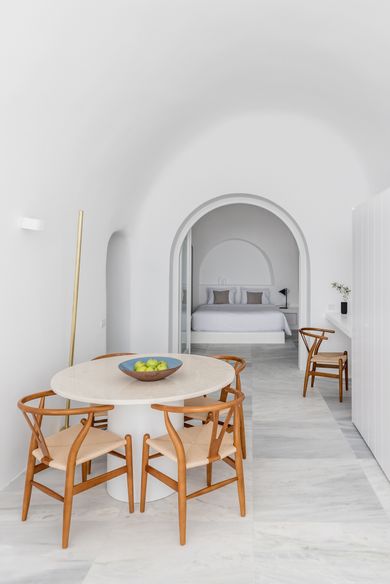 Kivotos Villa with Private Cave Pool