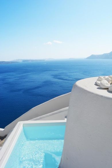 Full Moon Villa with Outdoor Plunge Pool with Sea & Caldera View
