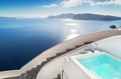 Full Moon Villa with Outdoor Plunge Pool with Sea & Caldera View