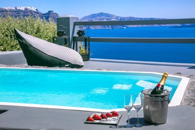 Hidden Gem Villa with Pool with Sea & Caldera View